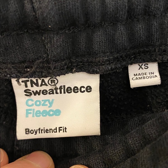 Aritzia TNA Sweatfleece Boyfriend Fit Pants XS - Picture 8 of 11